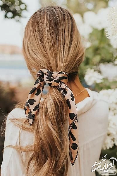 مدل مو با باندانا